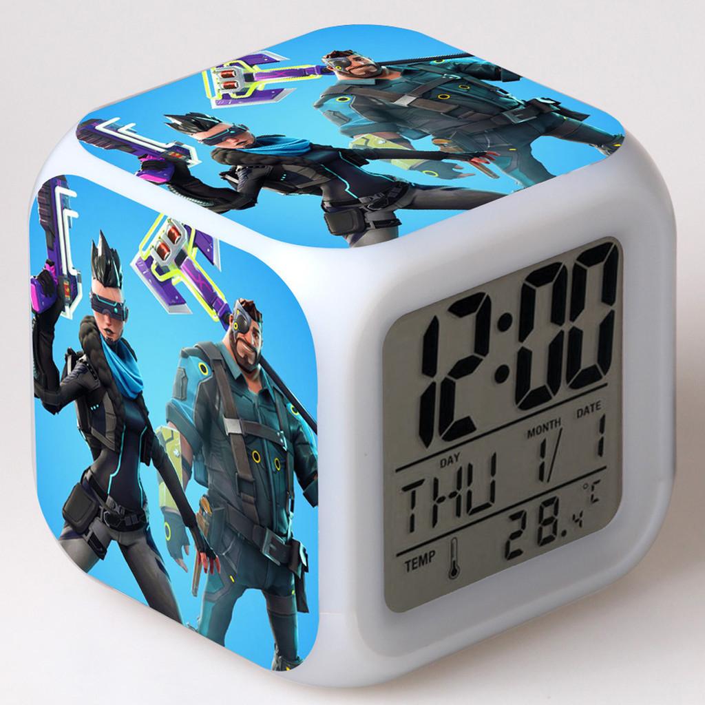 7color Multifunction Digital Alarm Clock Led Watch Alarm Clock