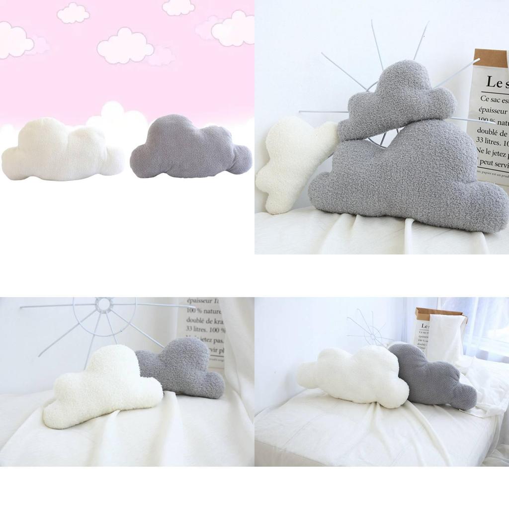 Adorable Soft Clouds Plush Pillow Cozy And Comfortable For Car Or Sofa Use