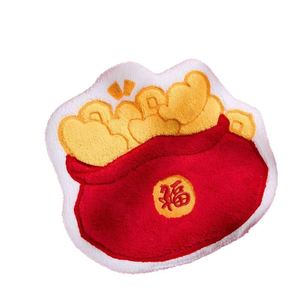 New Year Little Horse Absorbent Hand Towel - Cute Cartoon for Kitchen/Bathroom