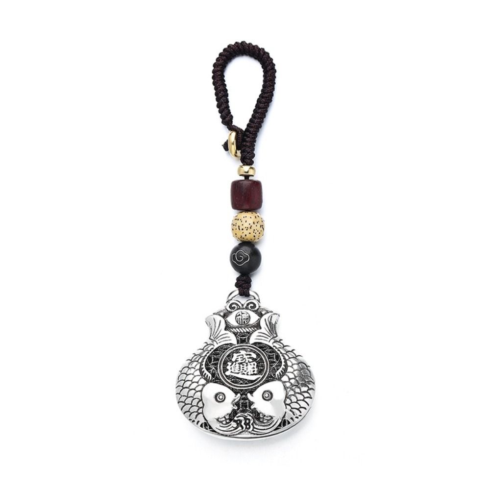 Copper Car Keychain Craftsmanship Car Accessories Personalized Lucky Bag Keychain  Gift