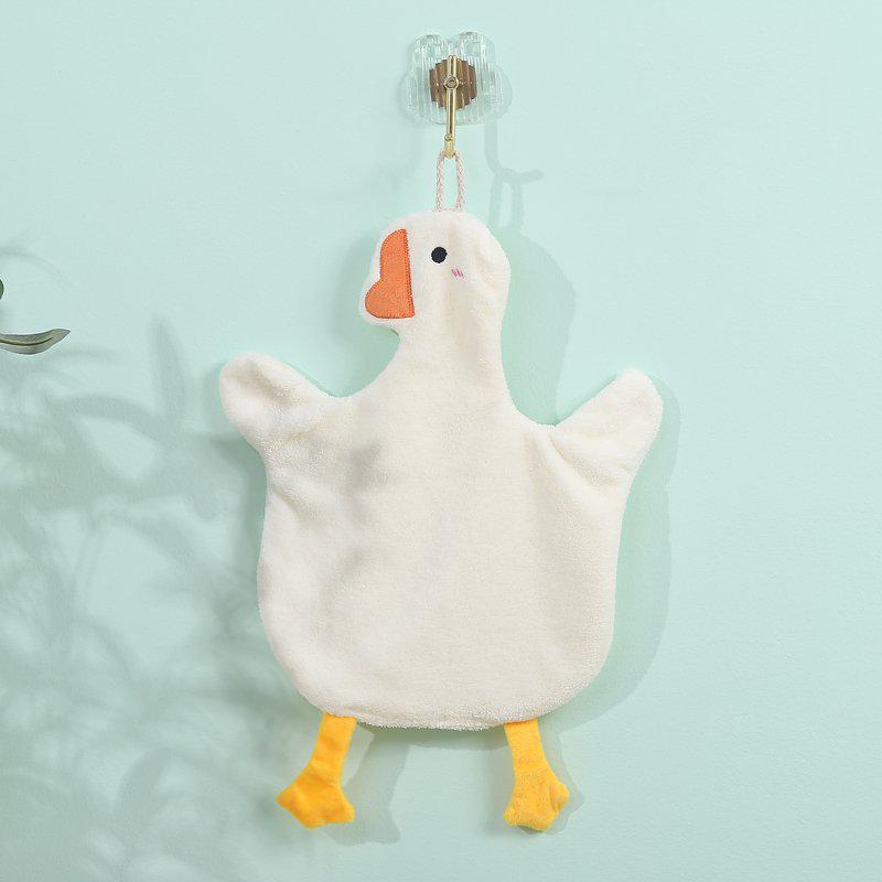 

Cute Cartoon Coral Fleece Hanging Hand Towel for Kids 23*35 cm