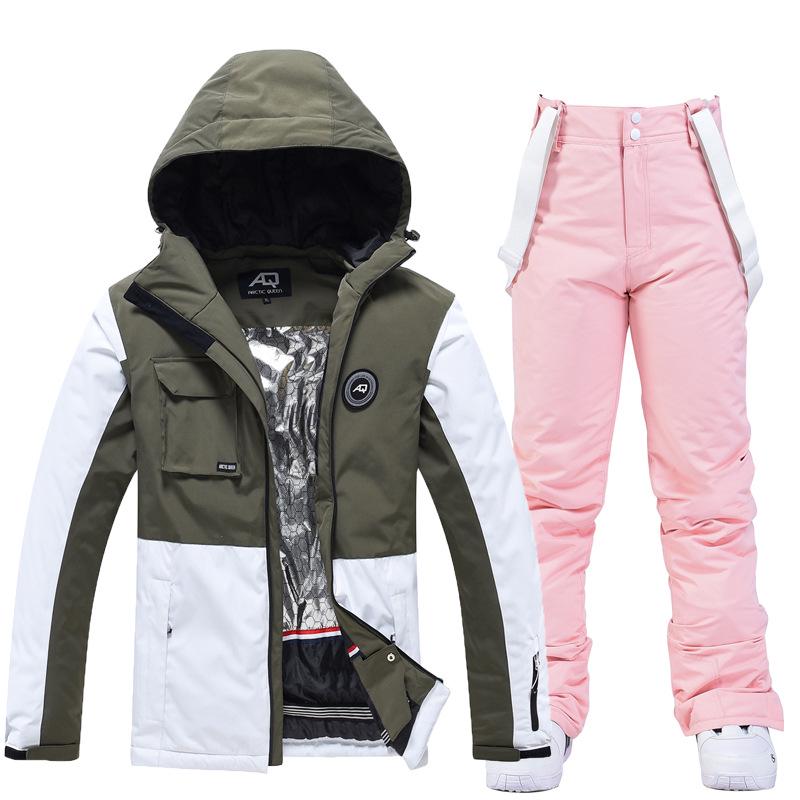 Men's & Women's Winter Ski & Snowboard Suit - Warm, Thickened Jacket and Pants