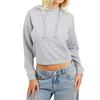 Womens/Ladies Crop Sweatshirt