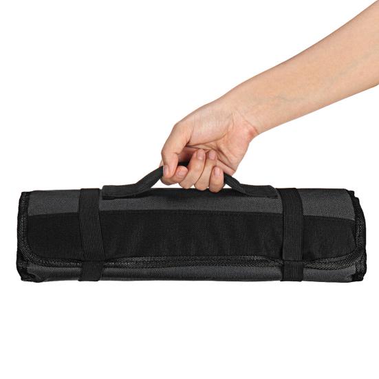 Newest Portable 22 Pockets Kitchen Cooking Chef Knife Roll Bag Storage Pouch Carry Case