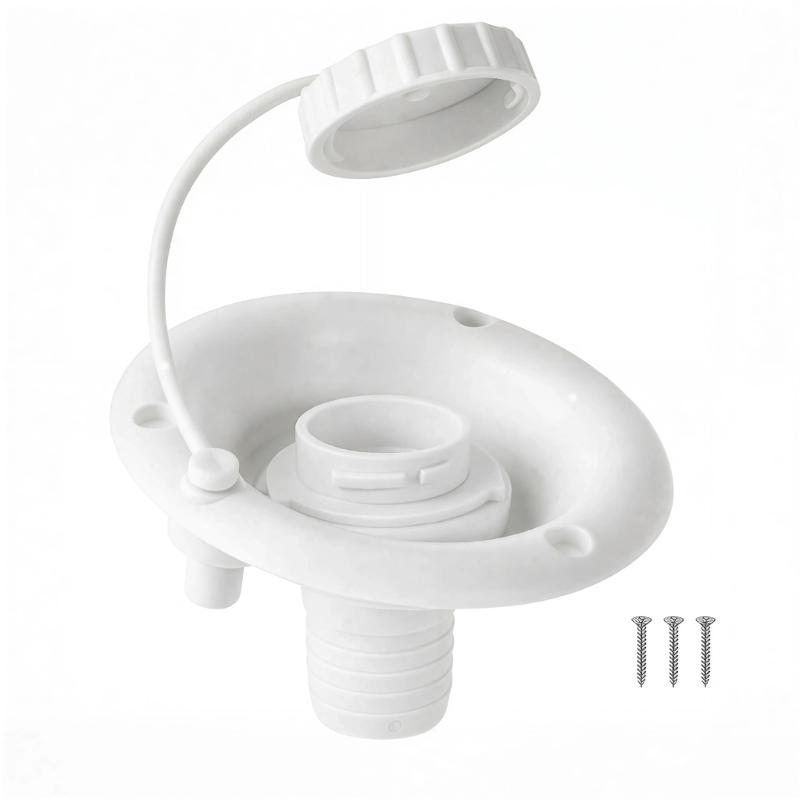 Universal Gravitation Water Inlet For Most Recreational Vehicles and Campers Designed for Easy Installation and Leak Proof Operation белый