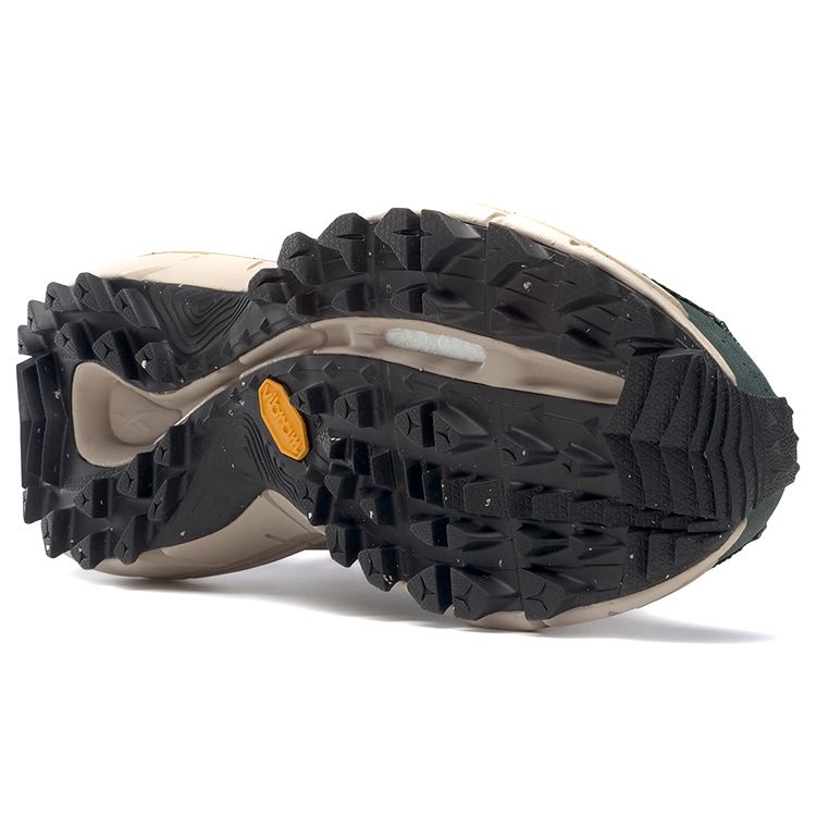 Reebok Zig Kinetica 2 Edge Black Midnight Pine Unisex Sneakers Green Core-Black Modern-Beige H00115