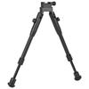 Ryohin Buhin E&C Folding Tactical Bipod with Telescopic 20mm Rail, Aluminum, Black