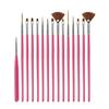 15Pcs Fine Detail Paint Brushes Set, Detail Painting Liner Brushes for Nail Art, Models, Miniatures, Acrylic Watercolor Oil Pain