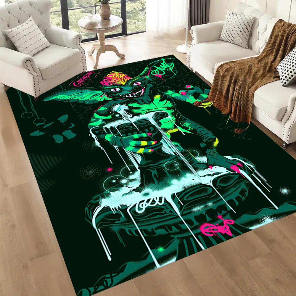 Gremlins 30th Anniversary Poster Square rugs are a great choice for living rooms, bedrooms, home décor, and as gifts.