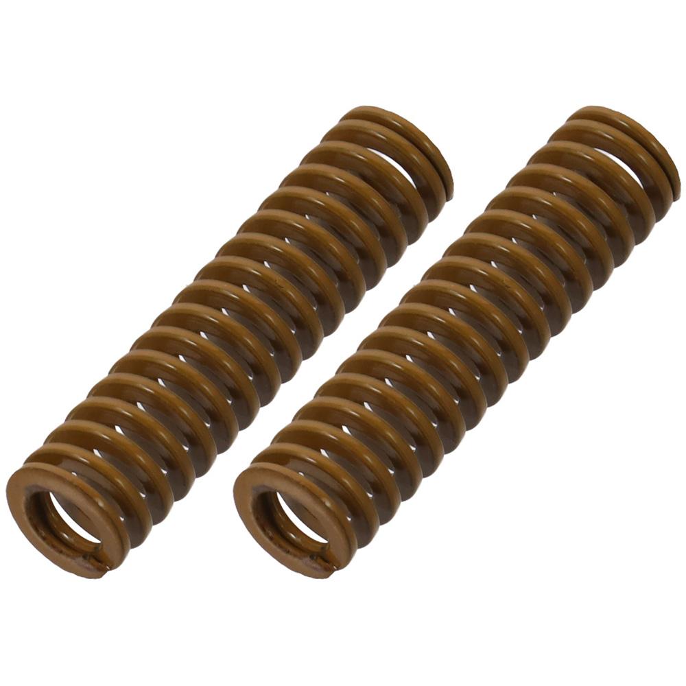 2Pcs Useful 8/10mm OD 3D Printer Die Spring Yellow Mould Die Springs Light Load Compression Springs 3D Printer Electric Part