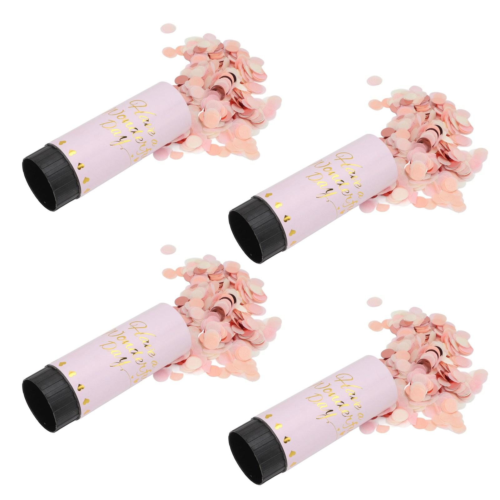 

8Pcs Handheld Confetti Cannon Add Happy Ambience Portable Confetti Poppers for Birthday Parties Weddings Graduations