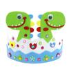 2/4pcs Non woven Crown Birthday Hat DIY Material Handmade Kit Birthday Party Creative Decorative Headwear XJM