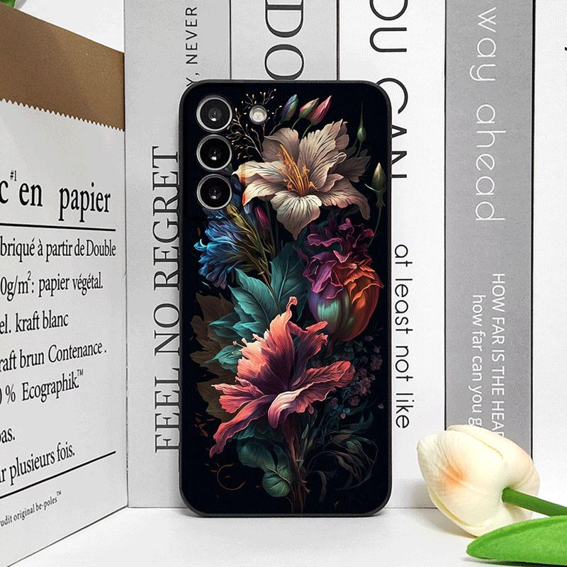 Blumen Pfingstrosen Druck Vintage Blumenmuster Handyhülle für Google Pixel 9A 8A 7A 6A 6 7 PRO 8 9 Pro XL 5G Stoßfest Weiche Hüllen