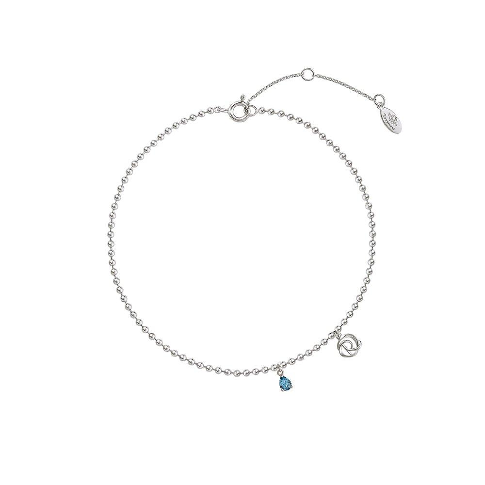 [Rosemont] Silver Anklet Ra0122