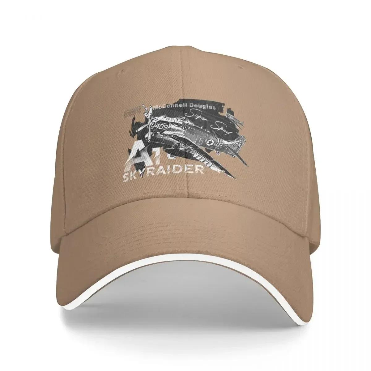 A-1 Skyraider McDonnell Douglas Vintage Fighter Aircraft Baseball Cap Fluffy Hat beach hat Golf Cap Ladies Men s