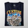 Custom Comfort Colors Cat Portrait Shirt: Vintage 90s Style Pet Tee