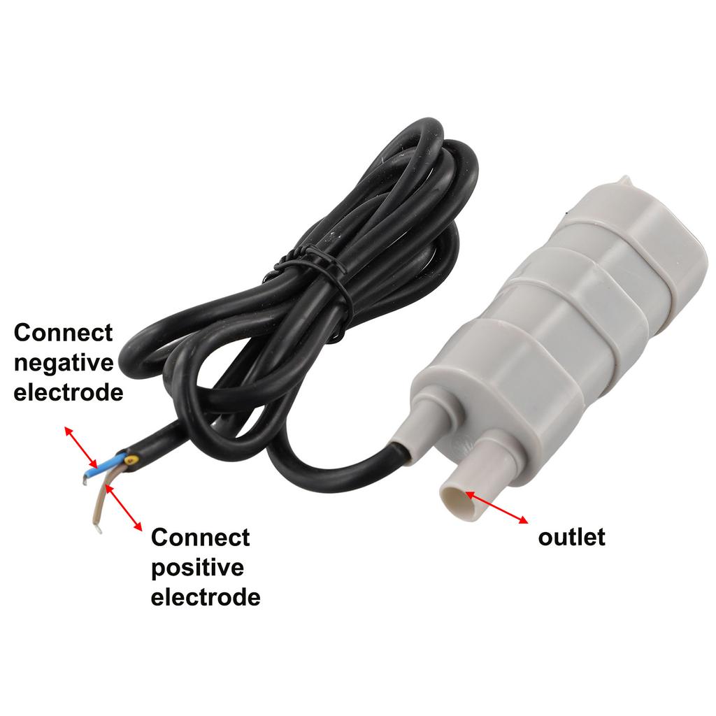 DC 12V Submersible Water Pump Camper Motorhome High Flow Whale Pump 1000L/H 5M For Garden Sprinklers Lawn Motorhome