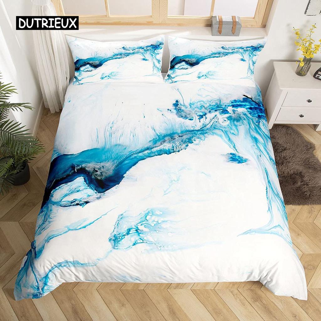 Skull Duvet Cover Set Queen 3 Pcs Black Halloween Bedding Soft Microfiber Comforter Cover Set Beauty Pattern Decor