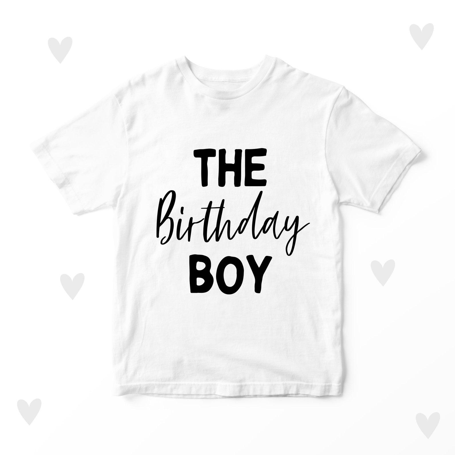 Birthday Boy T-shirt Kids Birthday Party Keepsake 110