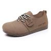Shoes women's spring new retro round head casual single shoes women's non-slip, wear-resistant, comfortable and lightweight lazy shoes