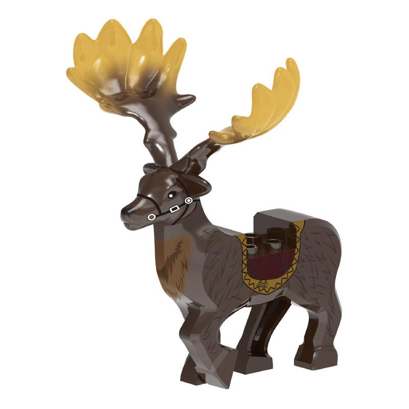 Conjunto de Brinquedo de Blocos de Montar Cervo Hobbit Com Plástico ABS Para Brincadeira Criativa DIY Para Crianças e Colecionadores