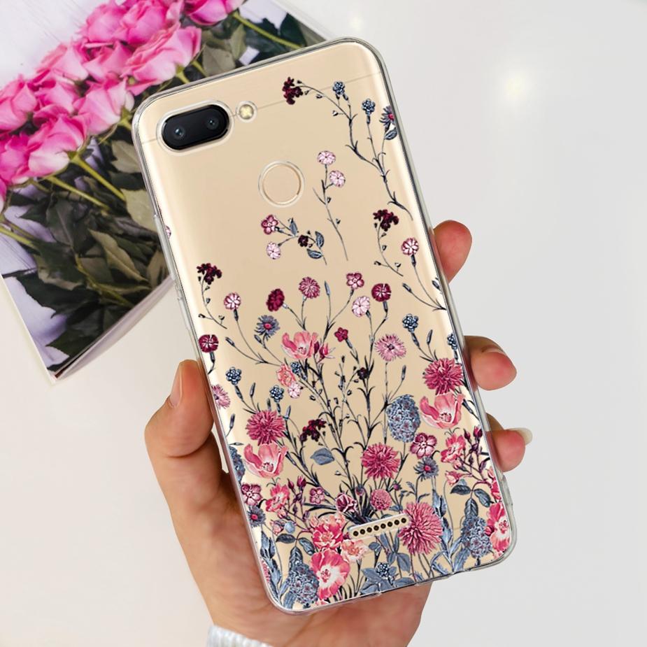 For Xiaomi Redmi 6 6A Case Cute Painted Cover Clear Silicone Phone Case Soft TPU Shell For Redmi 6A Redmi6 Redmi6A Fundas Bumper