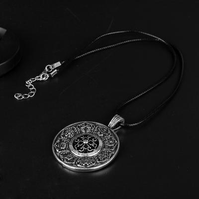 Men's Pendant Necklace, Personalized Hollow Collarbone Chain Accessory