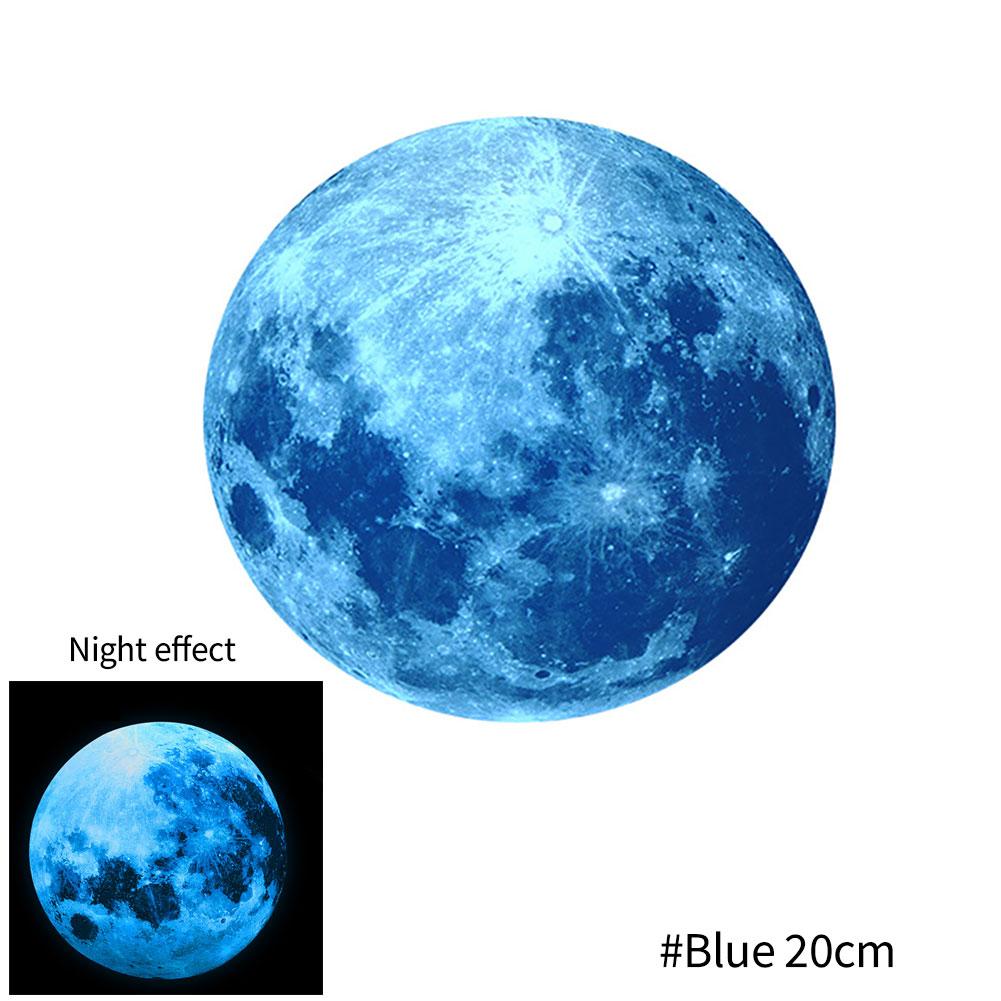 Luminous Moon Stars Wall Stickers for Kids room Bedroom Decor Glow in the dark Earth Wall Decals Noctilucent Stickers Home Decor