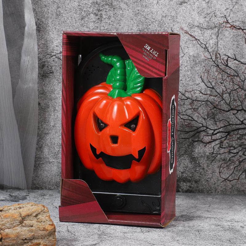 Halloween Kürbis Türklingel Spukhaus Gruselige Elektrische Türklingel Skelett Kostüm Requisiten Party Dekoration Artikel
