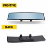 Angle View Panoramic Wide Angle Rear Car View Mirro Mirror Lens 270mm Blue Tint
