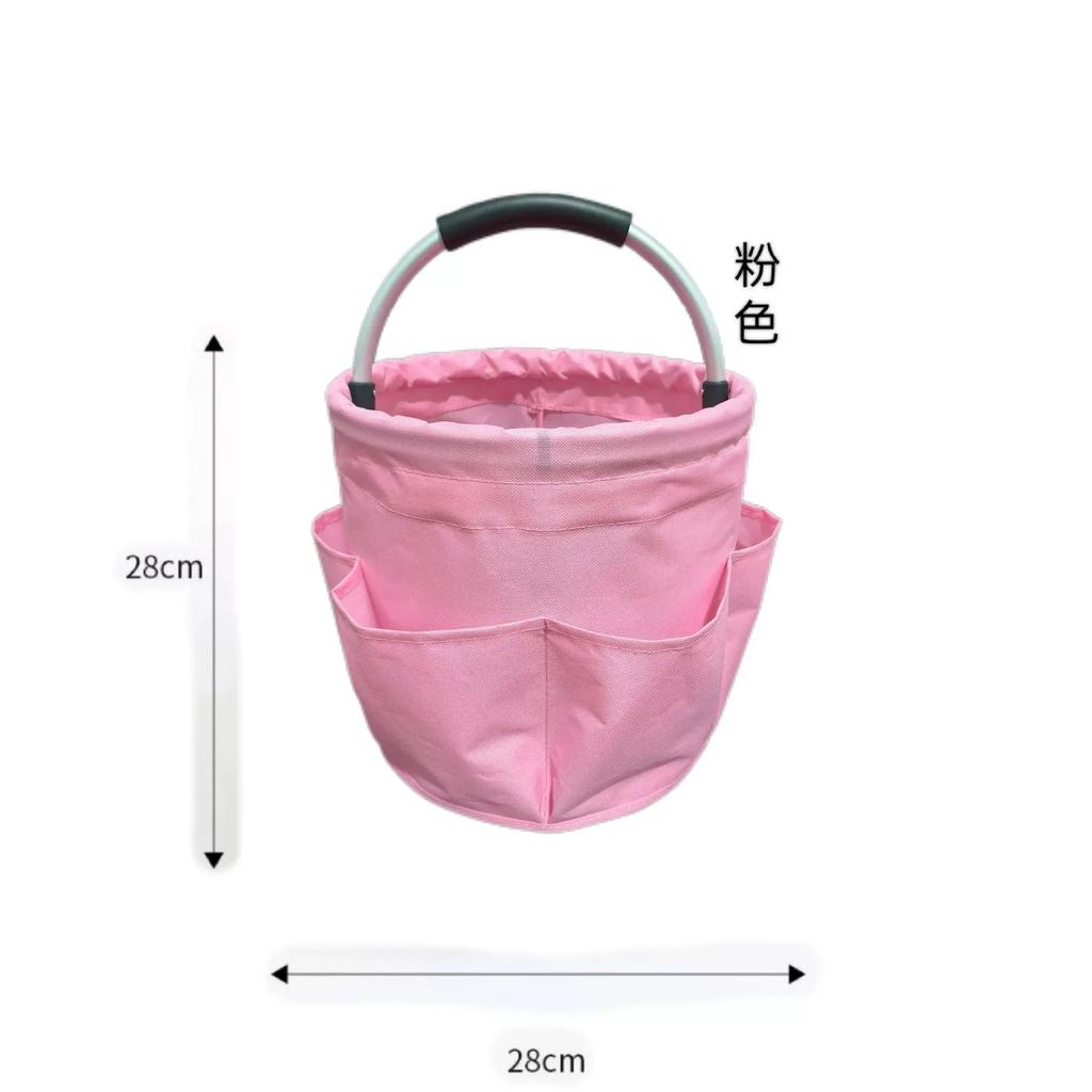 17L Große Aufbewahrungsorganizer-Tasche Faltbarer Korb Picknick-Tragetasche Outdoor-Reinigungs-Caddy mit Griff Werkzeugtasche Reinigungsmittel