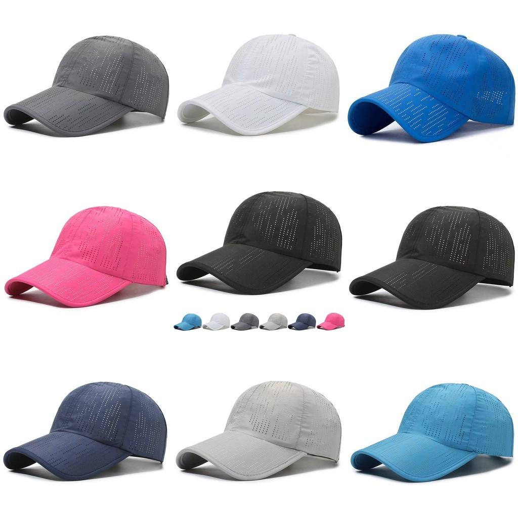 Hat Perforated Baseball Cap Sunscreen Duckbill Cap Breathable Quick Hat Drying