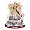 Christmas Angel Rotating Sculpture Train Decorations Paste Window Paste Stickers