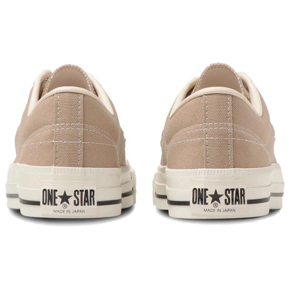 Converse One Star Vtg Canvas Comfortable Versatile Durable Breathable Low-Top Skate Shoes Unisex Sneakers Light-Brown 35200570