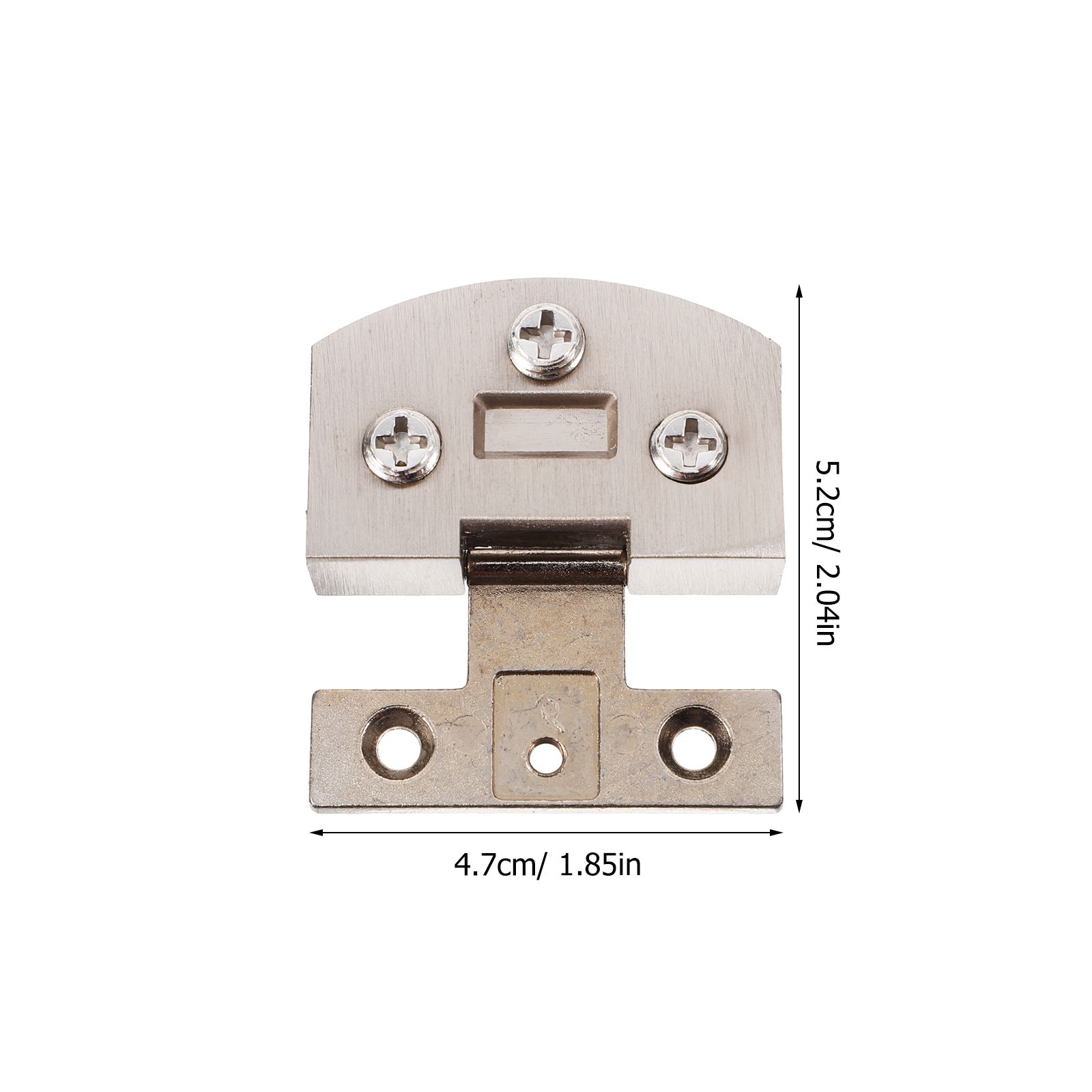 4Pcs Punch Free Glass Hinges Shower Door Cabinet Hardware Stainless Steel Clamp Accessories Bathroom Shower Door Hinge Glass золотистый