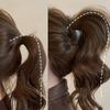 1pcs Matte High Ponytail Fixed Artifact Hair Grab Clip, Female Premium Sense Shark Clip Back Head Hairpin Hair Accessories