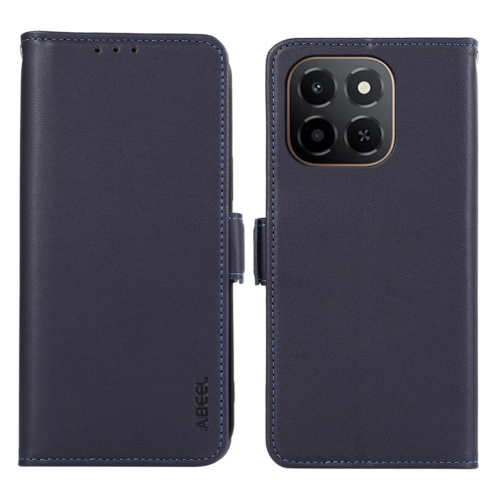 ABEEL Für Honor X6c 4G Hülle Leder Handyhülle mit RFID-Blockiergeldbörse