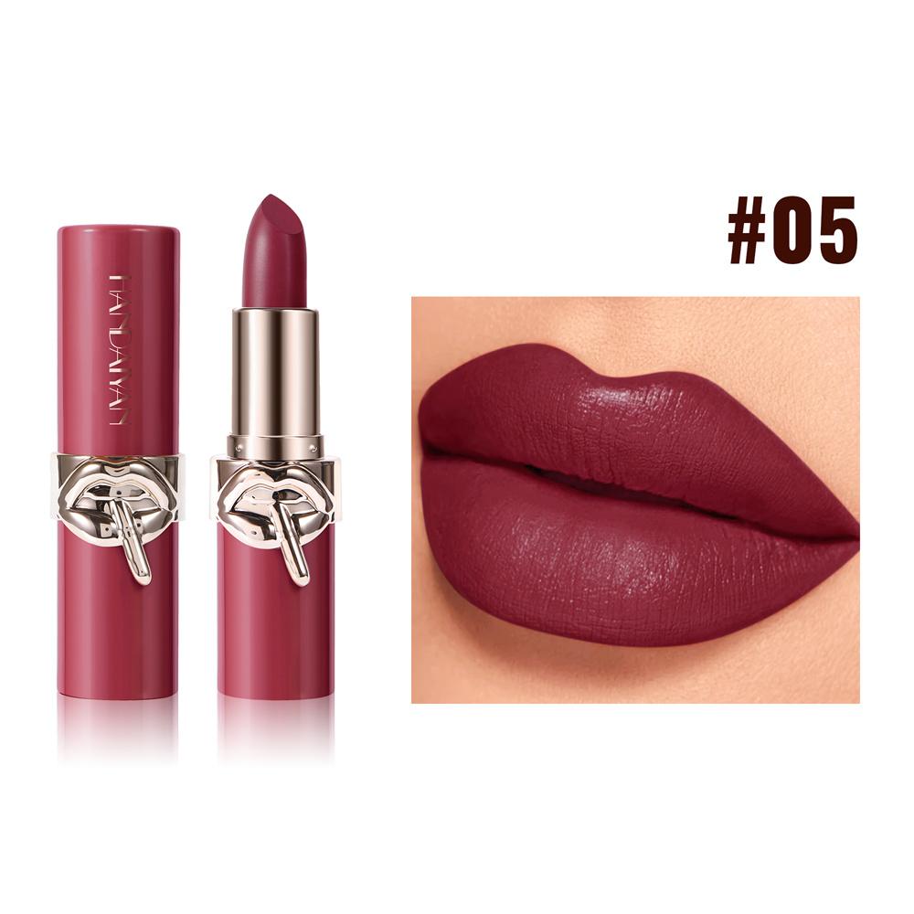 6 Color Matte Lipstick Non-Stick Cup Long-Lasting Velvet Finish Lipstick Pen Smooth Matte Lip Color Waterproof Non-Fading