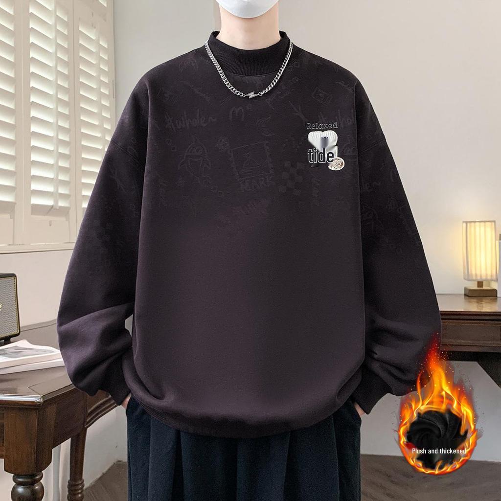 Fleece-Lined Thick Hoodie for Boys and Teens - Autumn/Winter Long-Sleeve Warm Wear