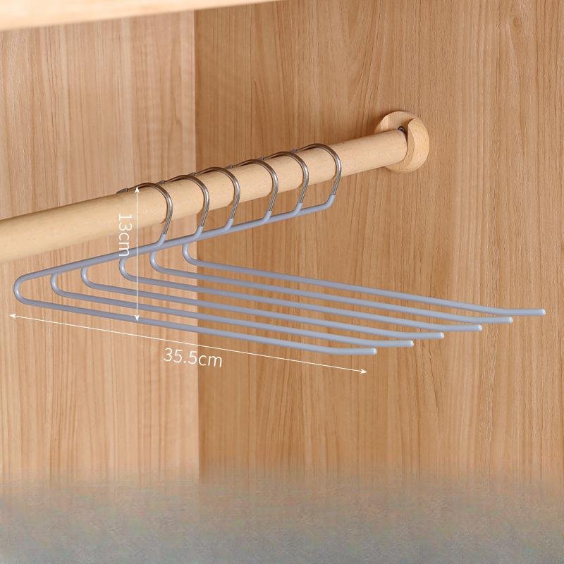 Household Goose-type Seamless Z-line Pants Rack Drying Pants Clothes Rack Hanging Pants Jacket Rack Pants Clip Wardrobe Storage Rack