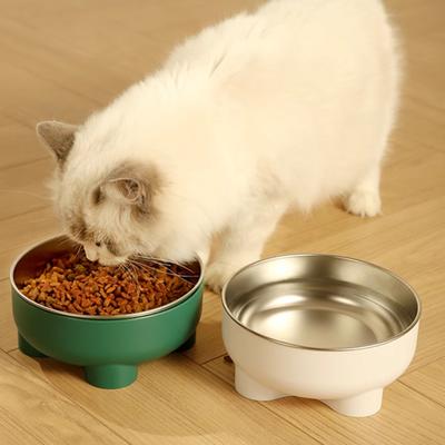 Futternapf, rutschfest, abnehmbar, Doppelnäpfe, für Hunde und Katzen, einfach zu verwenden, kein Verschütten, für verschiedene Futtersorten