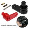Generic Motorcycle Brake Lock Switch Parking Button Lever Repair Upgrade Red, Blue