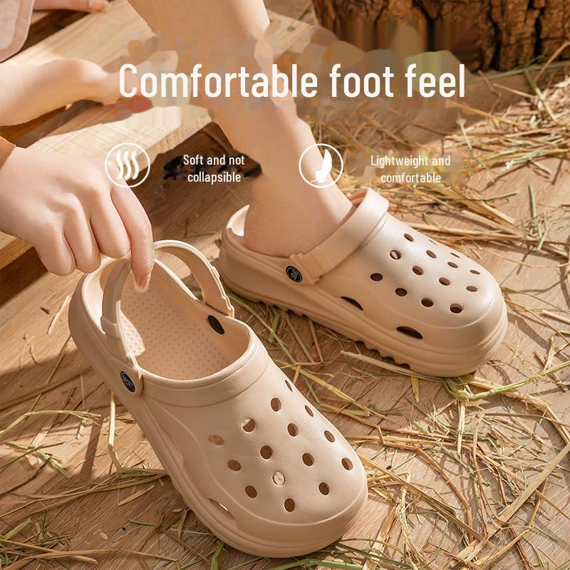 2024 Non-Slip EVA Deodorant Sandals: Elevated Beach Slippers for Couples