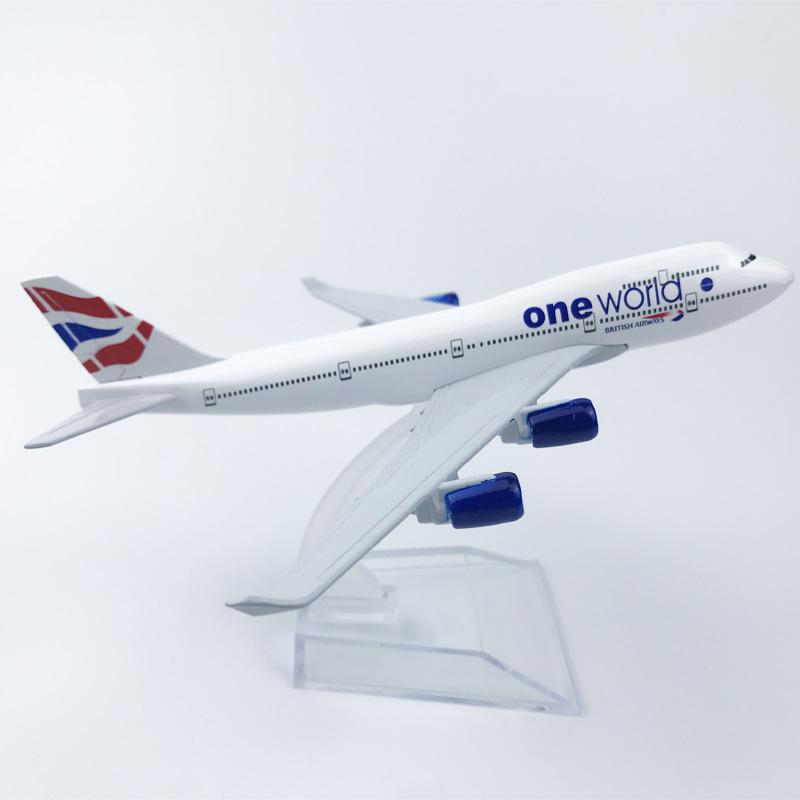16CM Russian Intercontinental Airlines 747 Alloy Aircraft Model