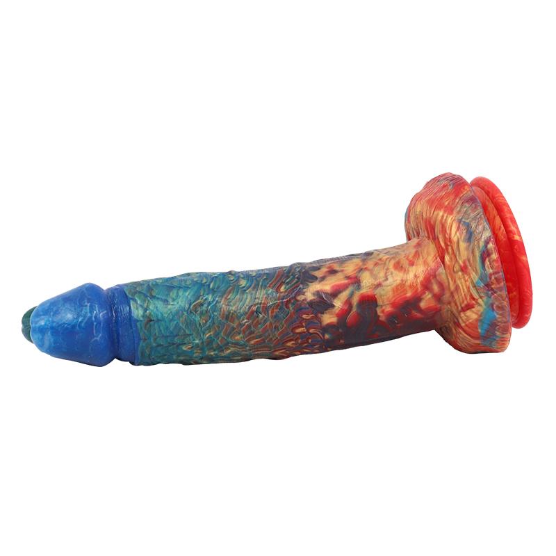 Double-headed Penis Liquid Silicone   Masturbator Anal Plug Vaginal Massage Adult Sex Toys Fisting Realistic Dick