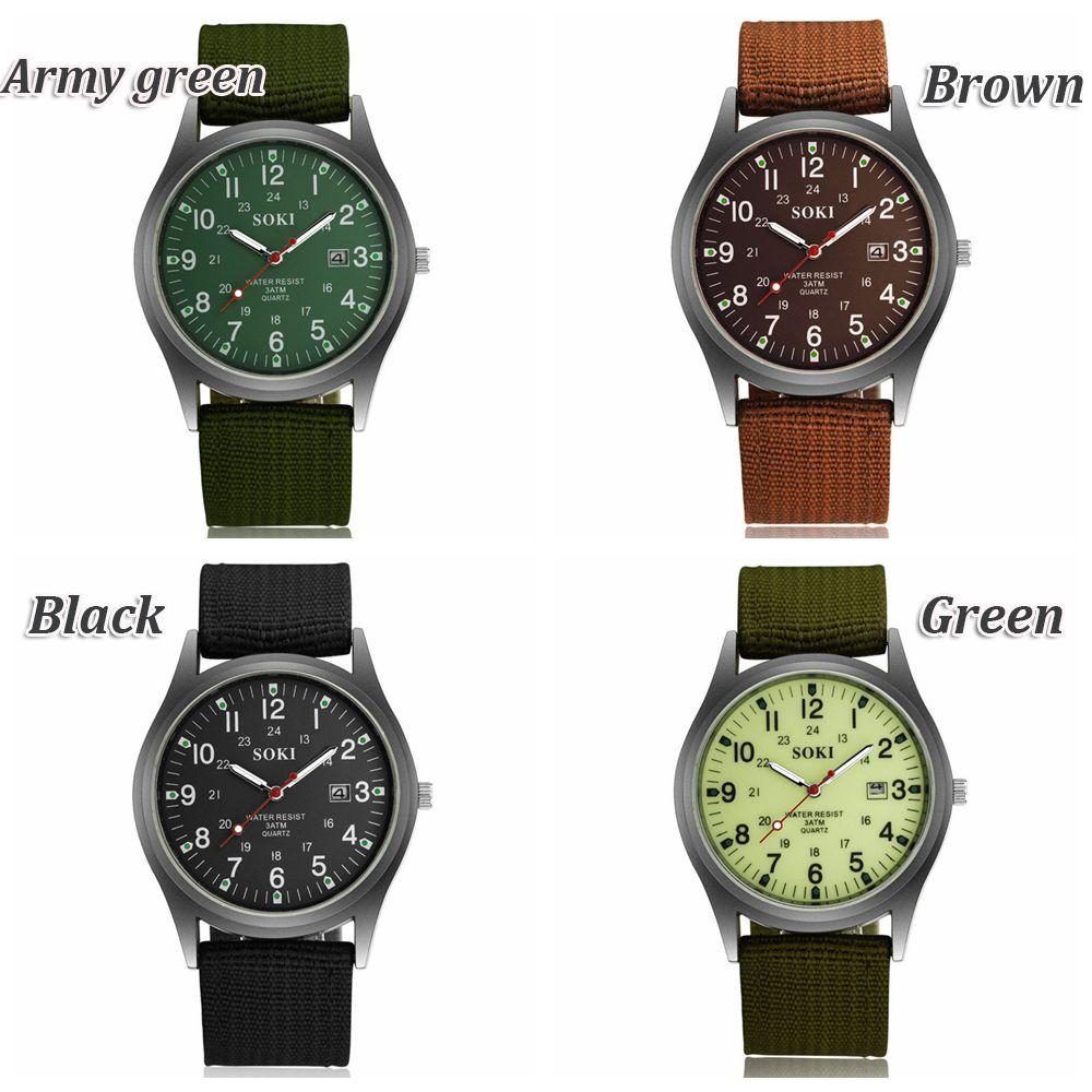Hot Sale Fashion GENEVA Quartz Sport Men's Wrist Watch Stainless Steel