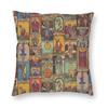 Home Decoration Nordic Halloween Witch Ghost Tree Cushion Cover Cushion Cover Mystery Magic Pillowcase 45x45cm Funda De Almohada