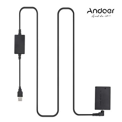 Andoer DR-E12 USB Güç Kiti DC Bağlantı Parçası Sahte Pil LP-E12 Pilinin USB DC ile Değiştirilmesi