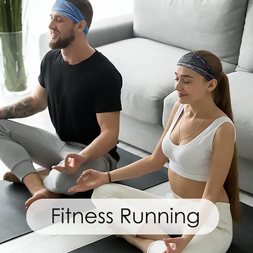 Elastic Yoga Headband Sport Sweatband Women Men Running Hair Band Workout Turban Outdoor Gym Fitness Bandage for