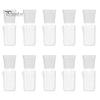 Compact Seedlings Planter Self Watering Plant Pots Mini Translucent Plastic Planters Propagation Oxalis Corm Pot with Reservoir for Cuttings Alocasia